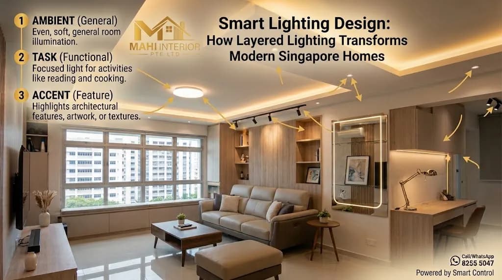 Smart Lighting Design: How Layered Lighting Transforms Modern Singapore Homes